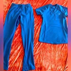 Royal blue FIT scrubs